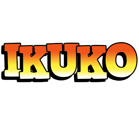 Ikuko sunset logo