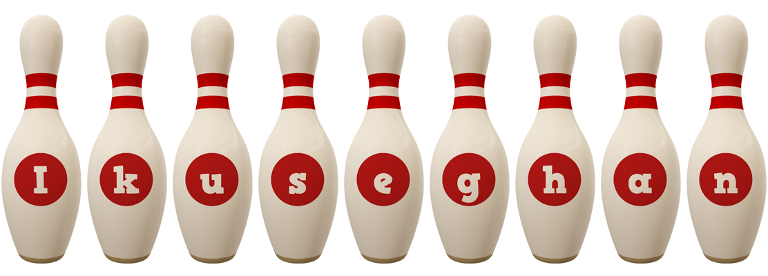 Ikuseghan bowling-pin logo