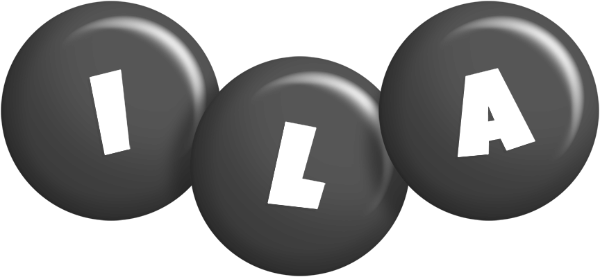 Ila candy-black logo