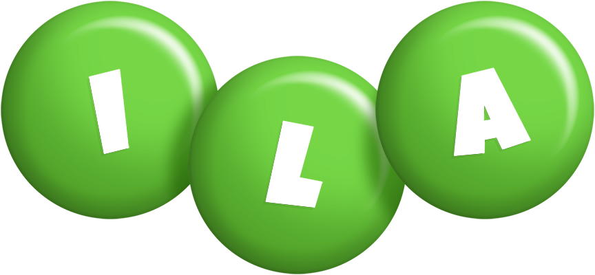 Ila candy-green logo