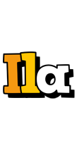 Ila cartoon logo