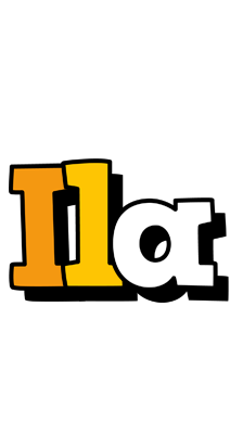Ila cartoon logo