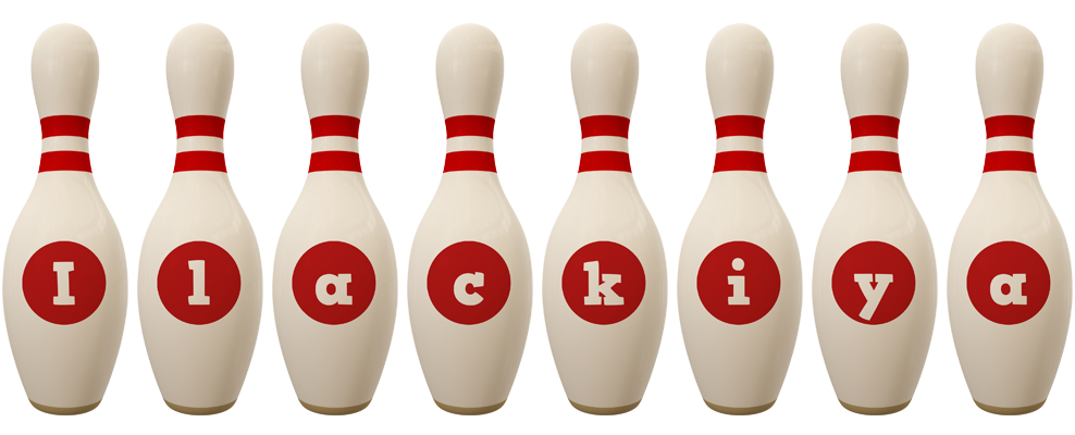 Ilackiya bowling-pin logo