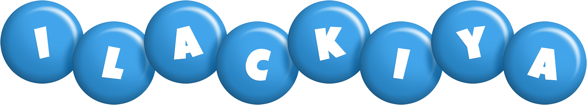 Ilackiya candy-blue logo