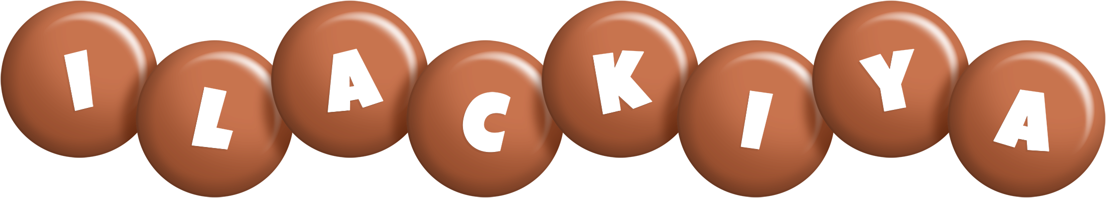 Ilackiya candy-brown logo
