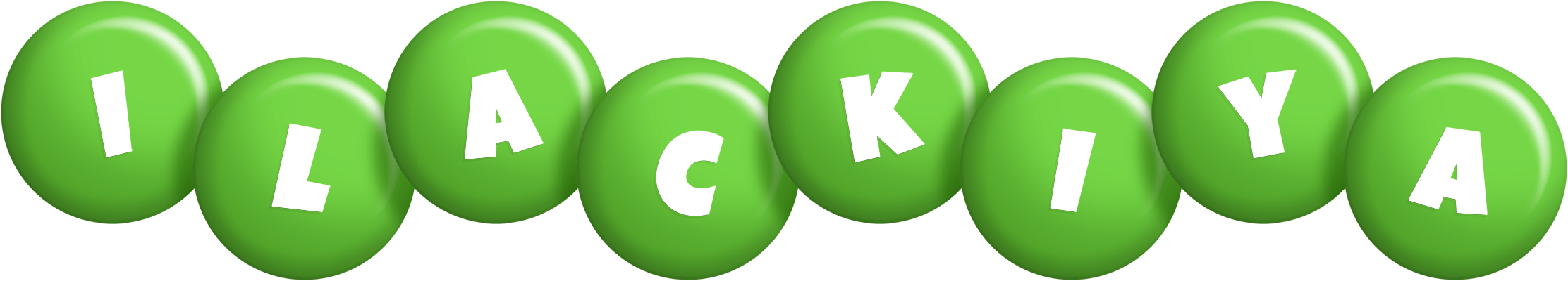 Ilackiya candy-green logo