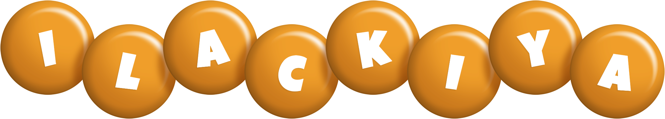 Ilackiya candy-orange logo