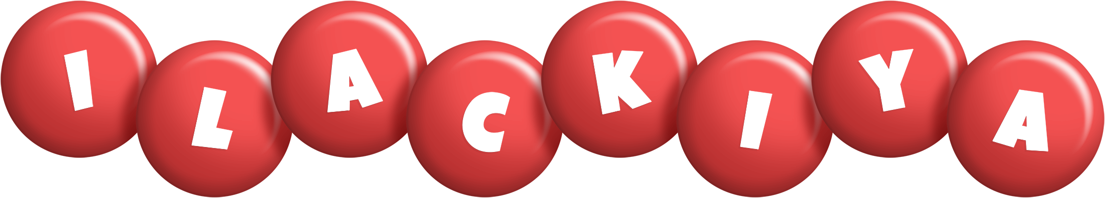 Ilackiya candy-red logo