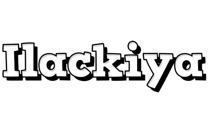 Ilackiya snowing logo