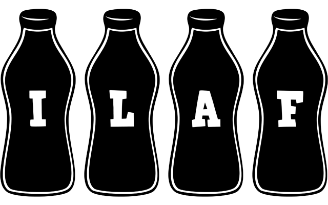 Ilaf bottle logo