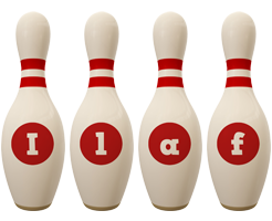 Ilaf bowling-pin logo