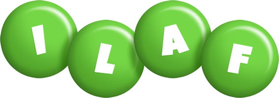 Ilaf candy-green logo