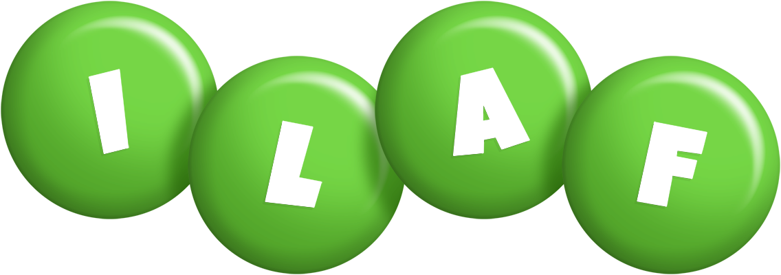 Ilaf candy-green logo
