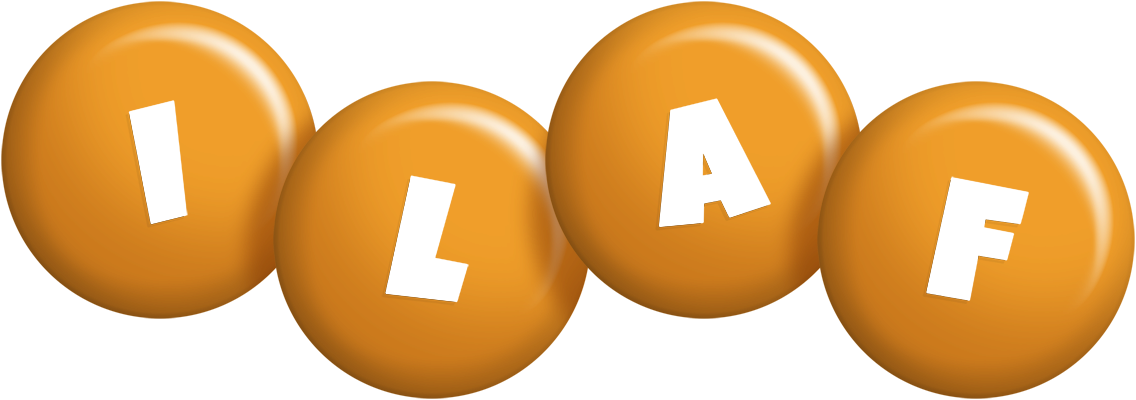 Ilaf candy-orange logo