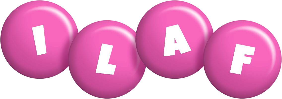 Ilaf candy-pink logo