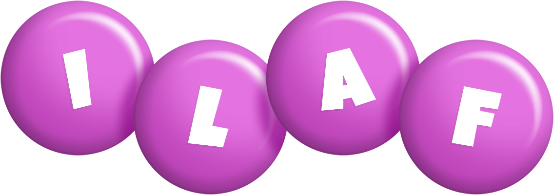 Ilaf candy-purple logo