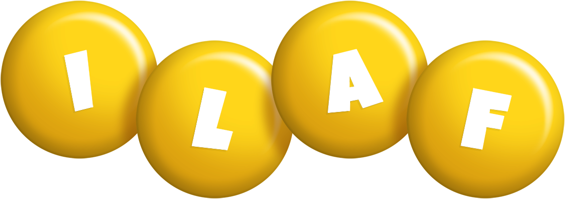 Ilaf candy-yellow logo
