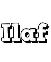 Ilaf snowing logo