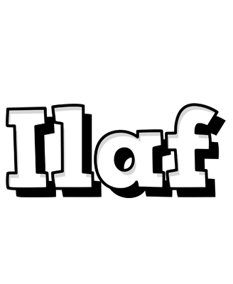 Ilaf snowing logo