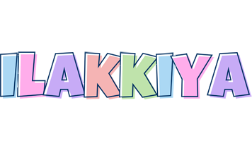 Ilakkiya pastel logo