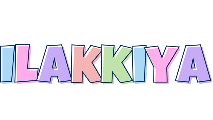 Ilakkiya pastel logo