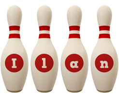 Ilan bowling-pin logo