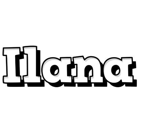 Ilana snowing logo