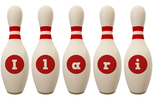 Ilari bowling-pin logo