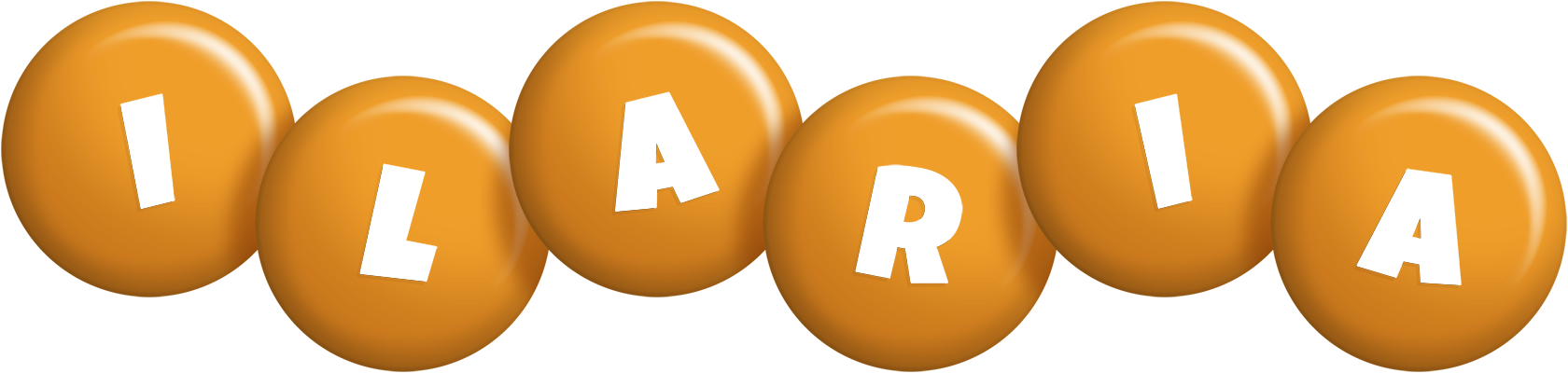 Ilaria candy-orange logo