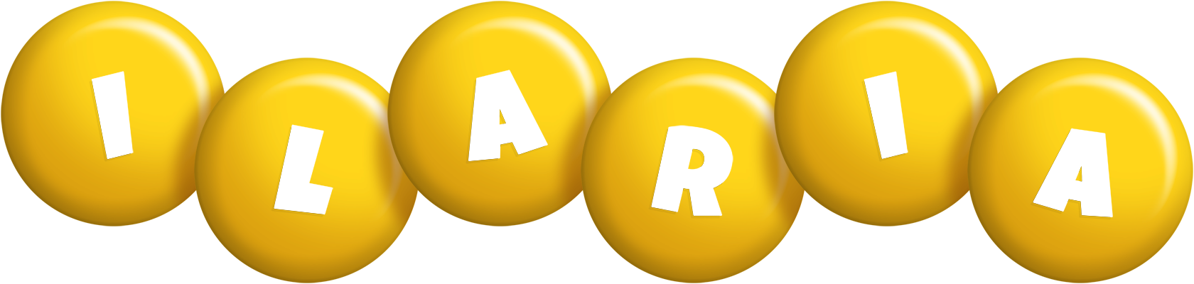 Ilaria candy-yellow logo
