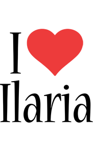 Ilaria i-love logo