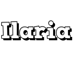 Ilaria snowing logo