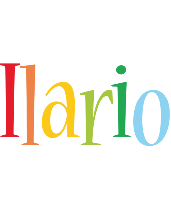 Ilario birthday logo