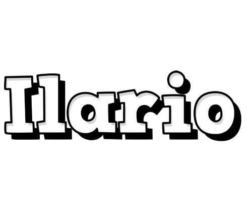 Ilario snowing logo