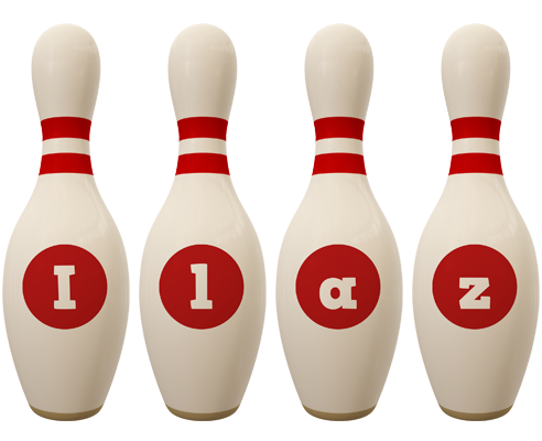 Ilaz bowling-pin logo