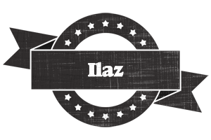 Ilaz grunge logo