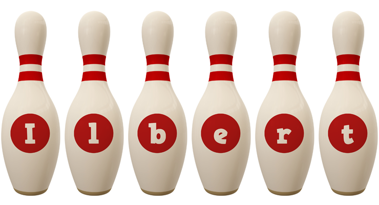 Ilbert bowling-pin logo