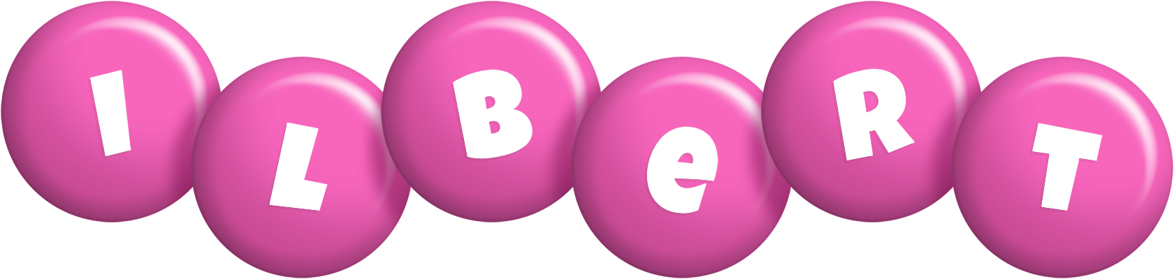Ilbert candy-pink logo