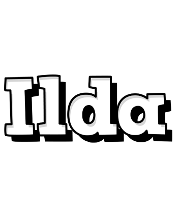Ilda snowing logo