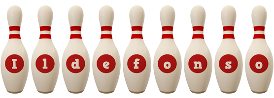 Ildefonso bowling-pin logo