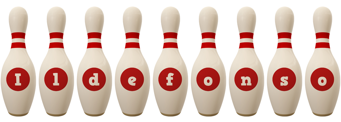 Ildefonso bowling-pin logo