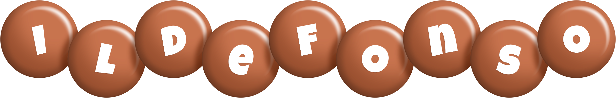 Ildefonso candy-brown logo
