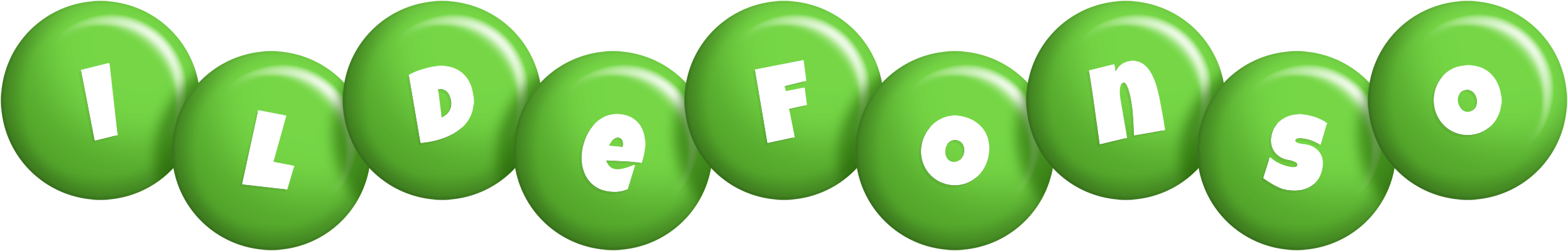 Ildefonso candy-green logo