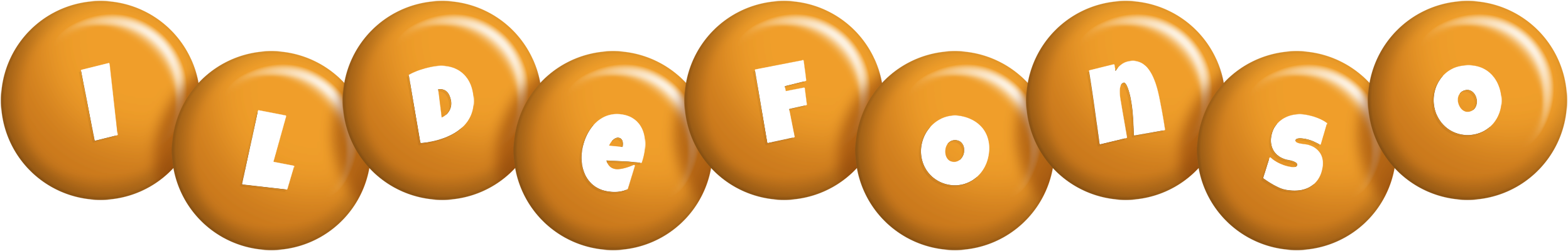 Ildefonso candy-orange logo
