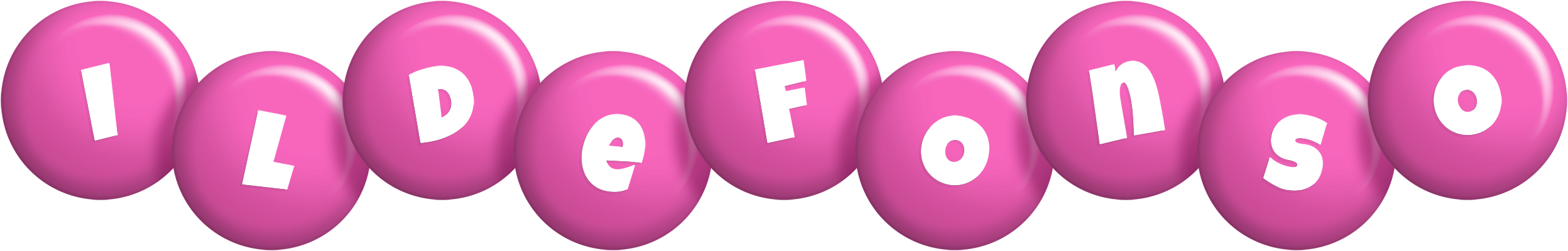 Ildefonso candy-pink logo