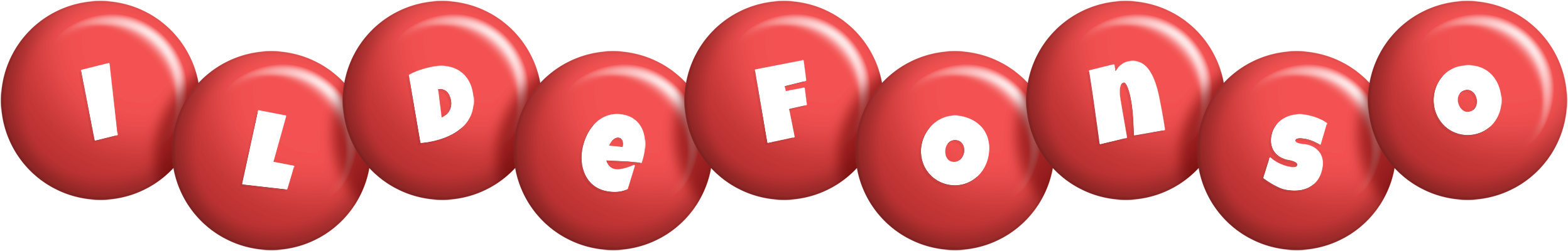 Ildefonso candy-red logo