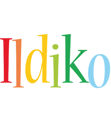 Ildiko birthday logo