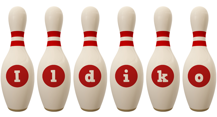 Ildiko bowling-pin logo