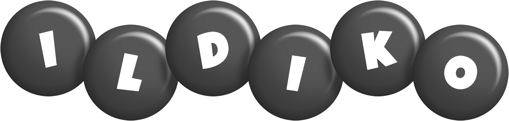 Ildiko candy-black logo