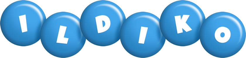 Ildiko candy-blue logo